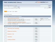 Tablet Screenshot of freedownloadlibrary.com